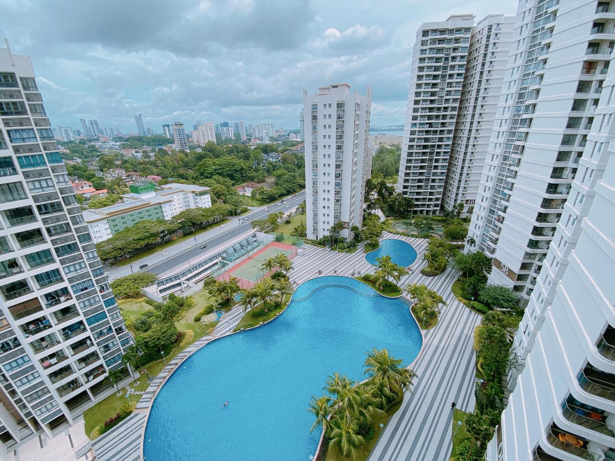 Seafront Country Garden Danga Bay By Lions Bay Apartment Джохор Бахру Стая снимка