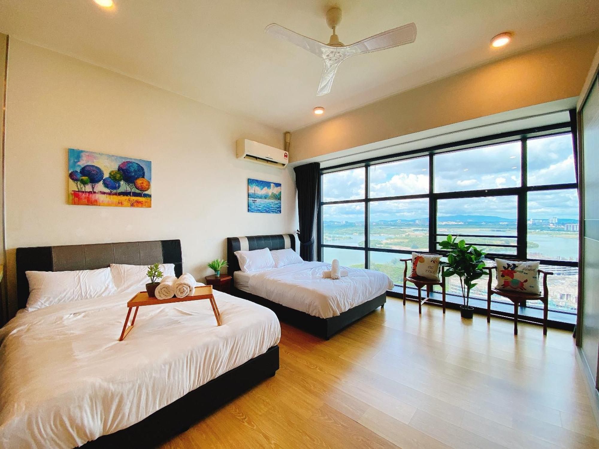 Seafront Country Garden Danga Bay By Lions Bay Apartment Джохор Бахру Стая снимка